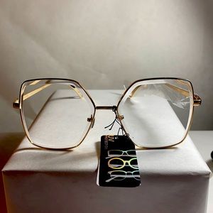Classic Vintage Retro Style Clear Lens